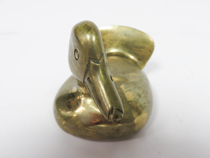 Brass Duck Paperweight