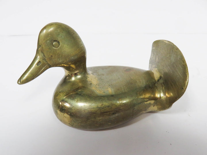 Brass Duck Paperweight