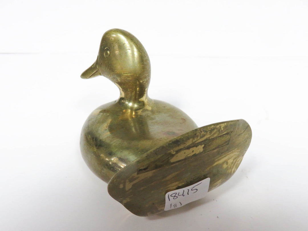 Brass Duck Paperweight