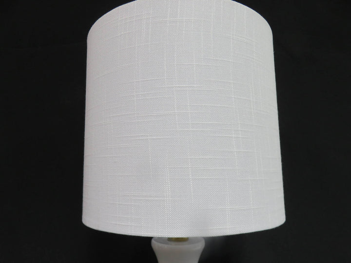White Glass Orb Table Lamp