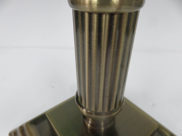 Green Glass  Bankers Lamp