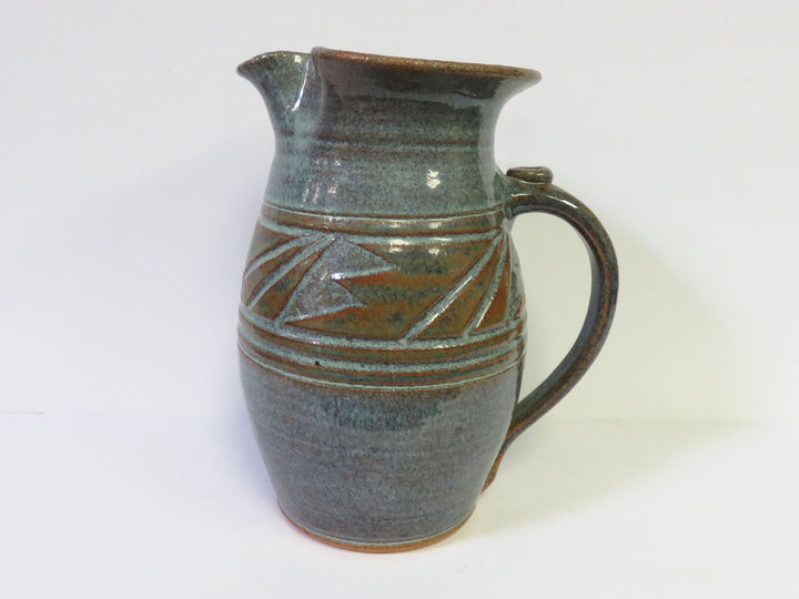 Hand-Made Pottery Pitcher