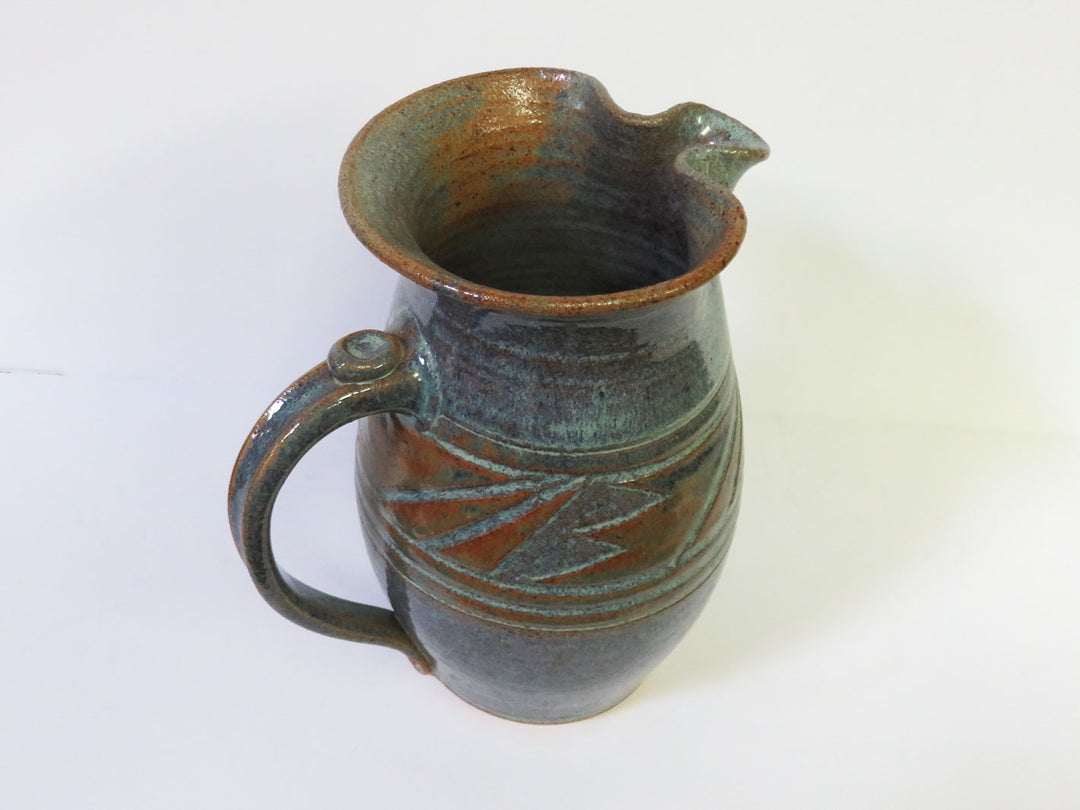 Hand-Made Pottery Pitcher