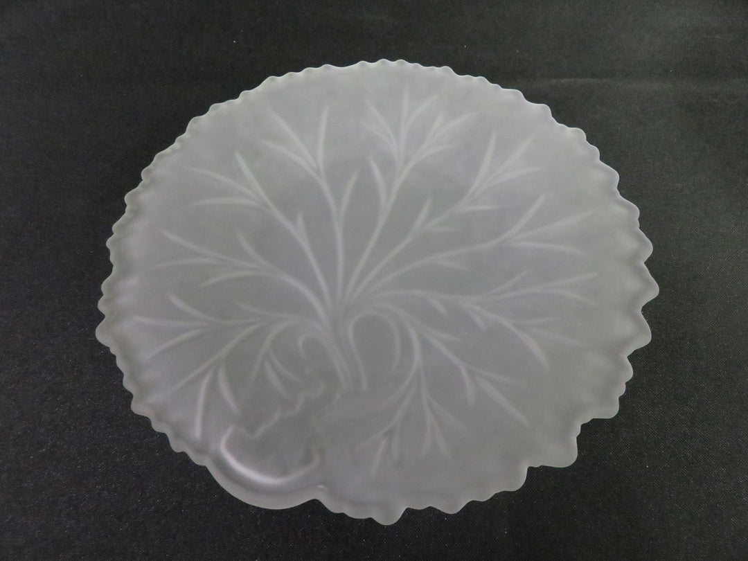 Indiana Glass Frosted Plates