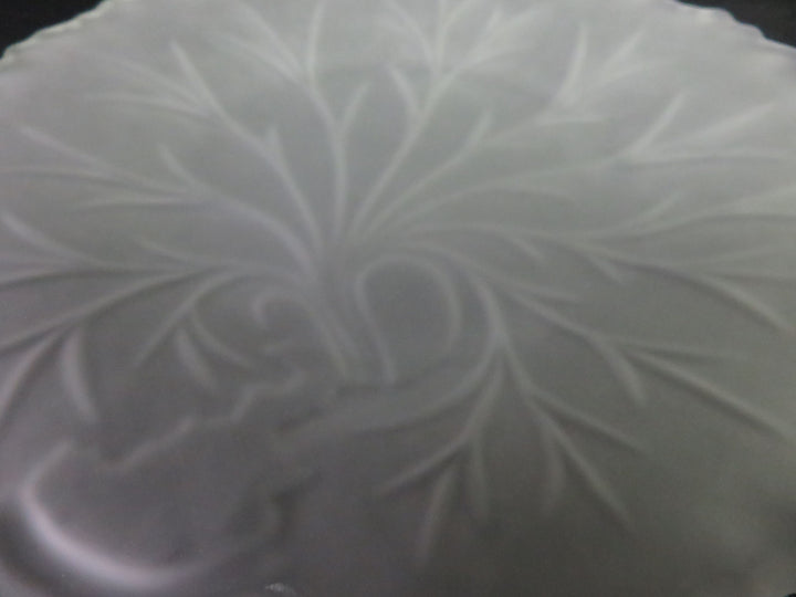 Indiana Glass Frosted Plates