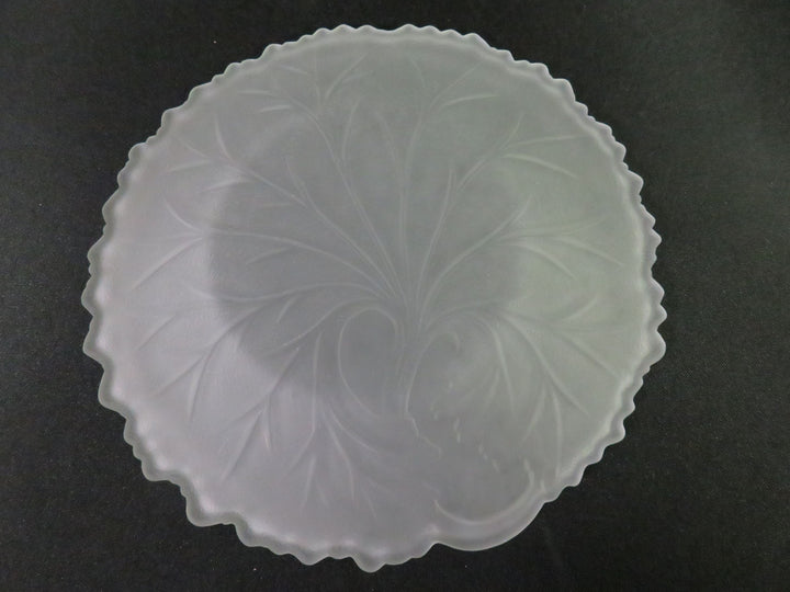 Indiana Glass Frosted Plates