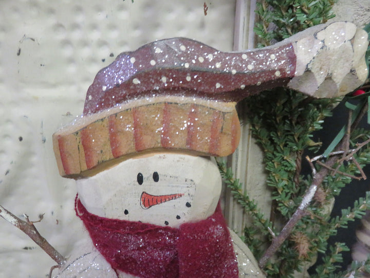 Snowman in Windowbox