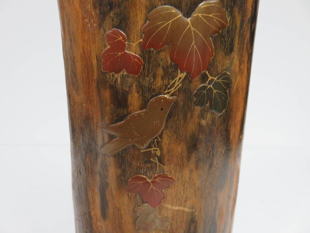 Japanese Ikebana Wood Vase