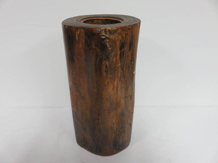 Japanese Ikebana Wood Vase