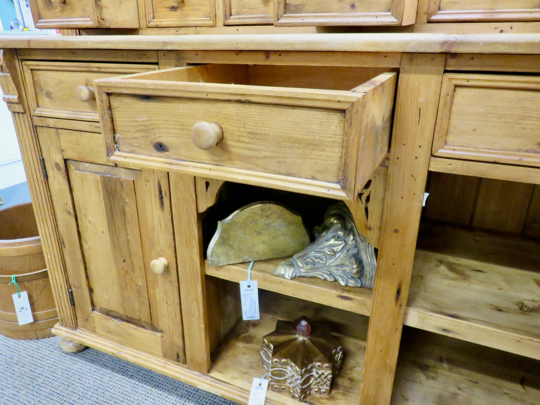 Large Pine Buffet and Hutch