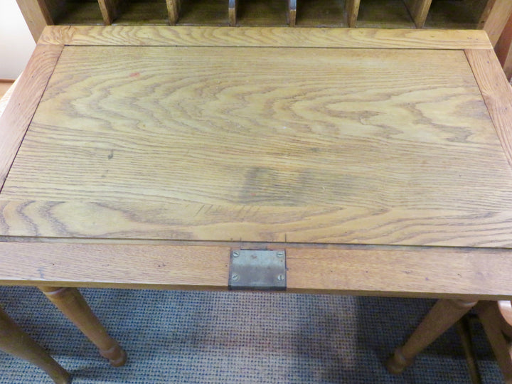 Vintage Oak 2-Pc. Writing Desk