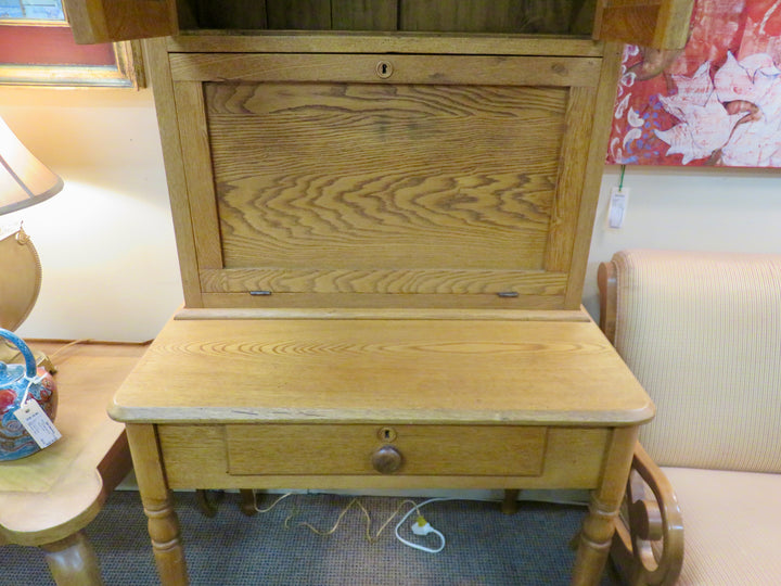 Vintage Oak 2-Pc. Writing Desk