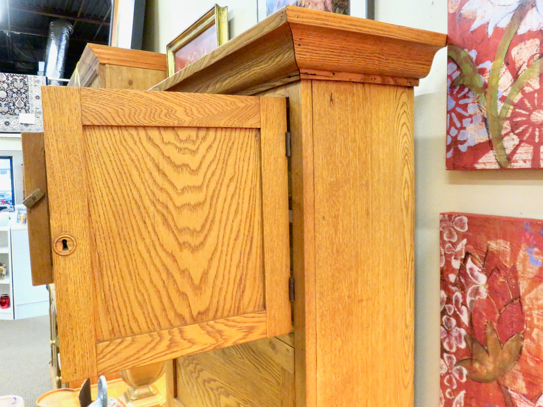 Vintage Oak 2-Pc. Writing Desk