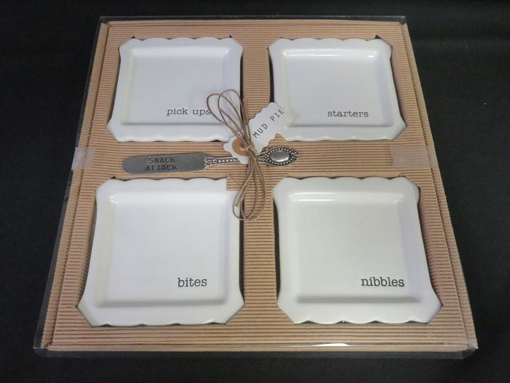 Mudpie Appetizer Plates