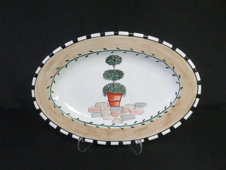 Deruta "Topiary" Platter