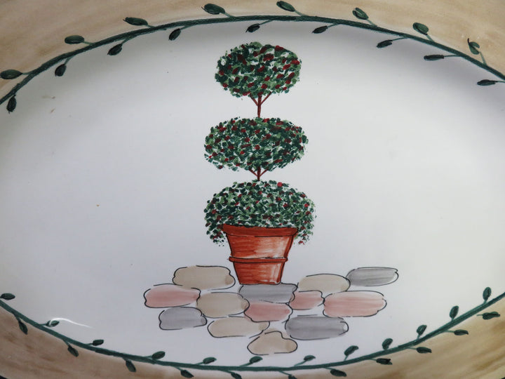 Deruta "Topiary" Platter