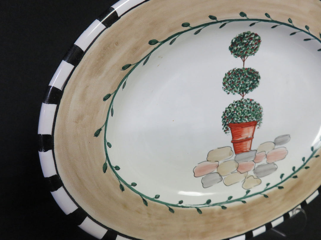 Deruta "Topiary" Platter