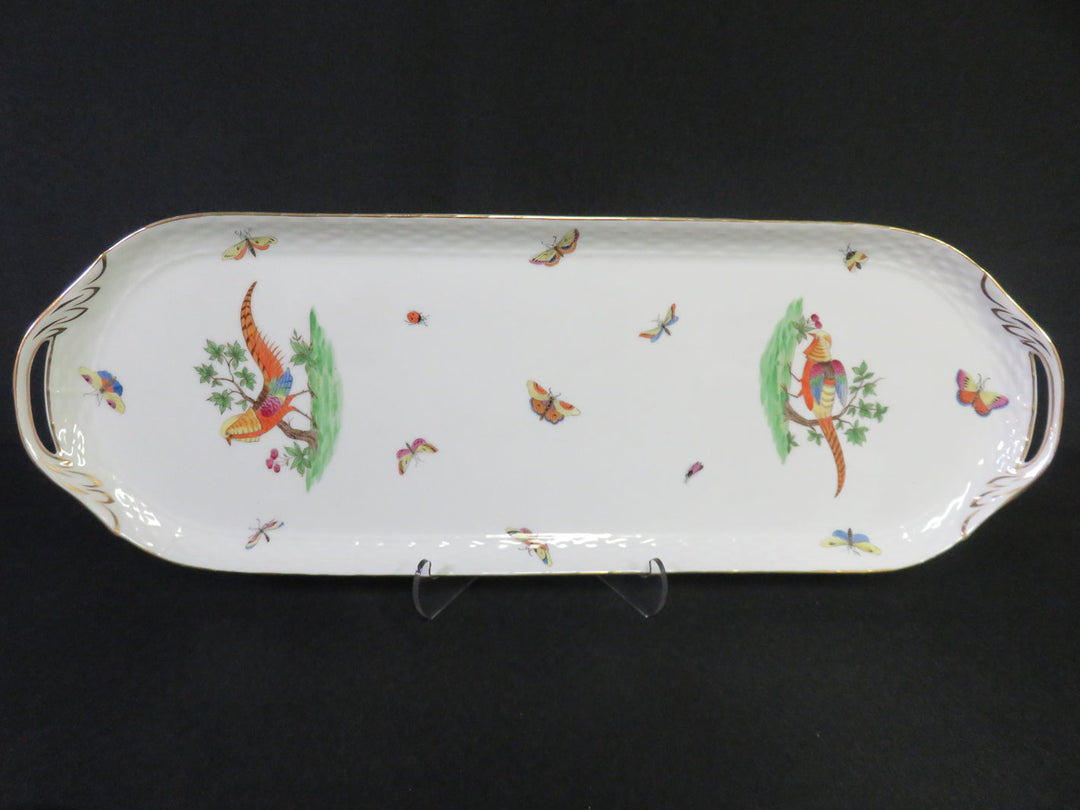 Antique Herend Oblong Tray & Plates