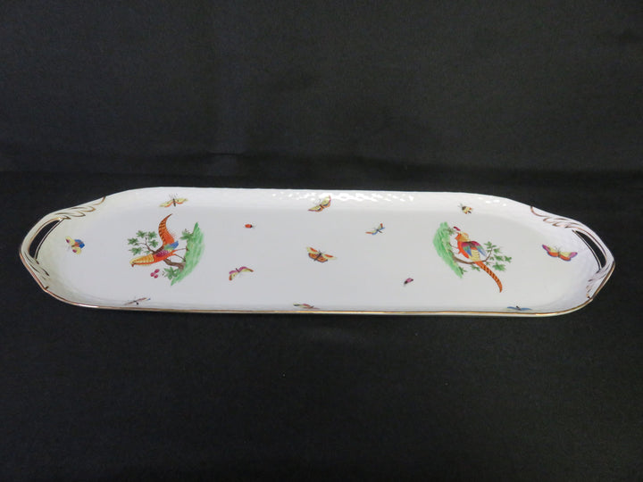 Antique Herend Oblong Tray & Plates