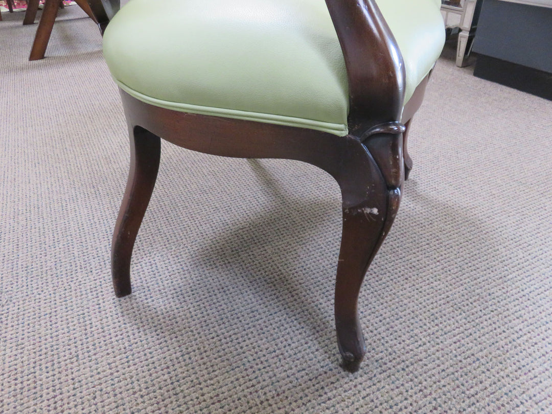 Scrolled Back Arm Chair