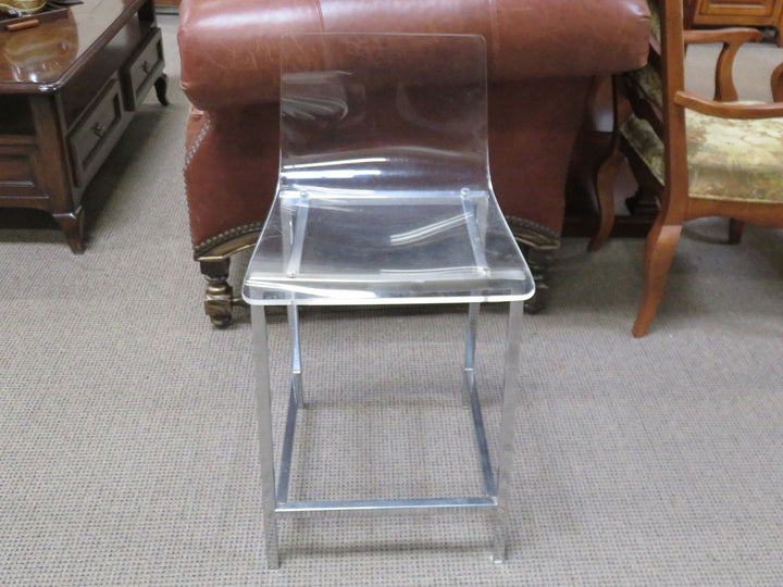 Lucite Counter Height Chair