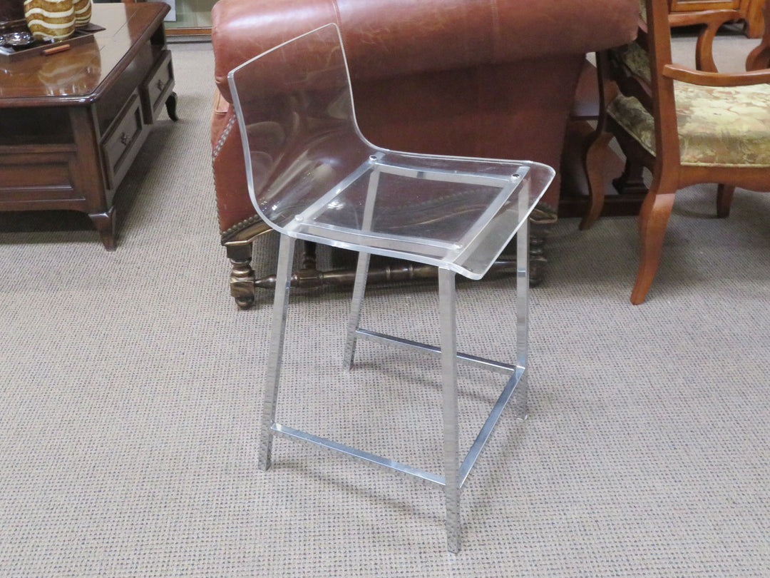 Lucite Counter Height Chair