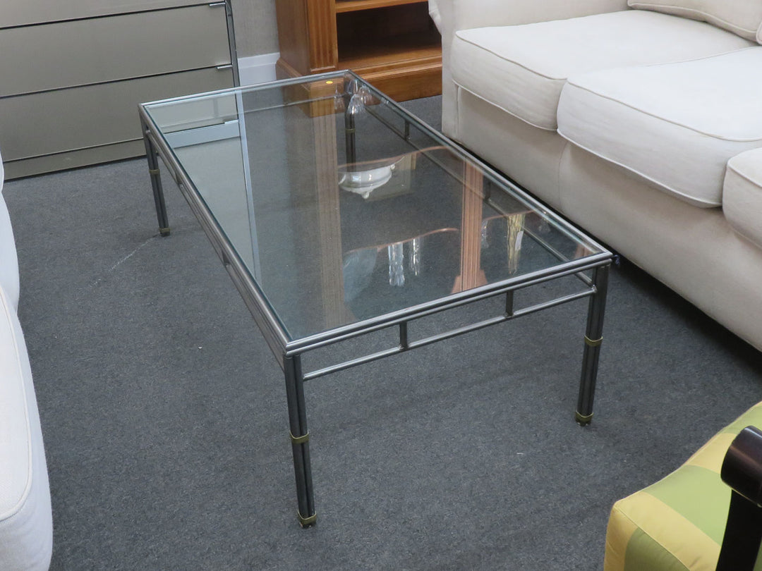 Metal & Glass Coffee Table