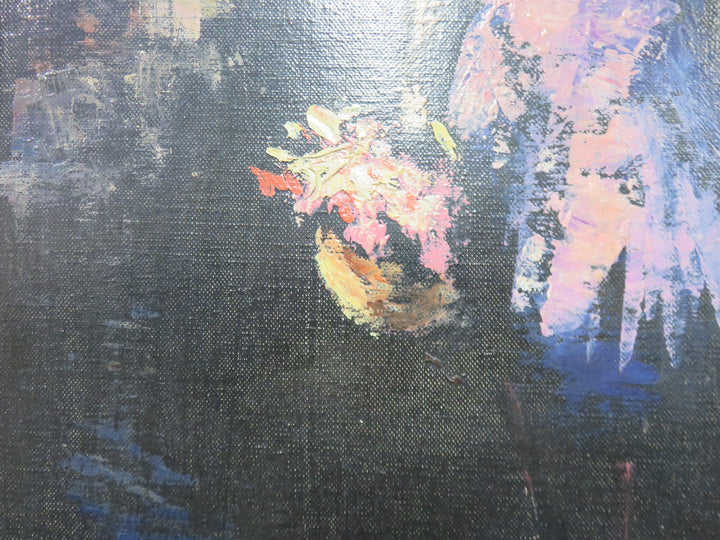 Original Oil of Two Girls