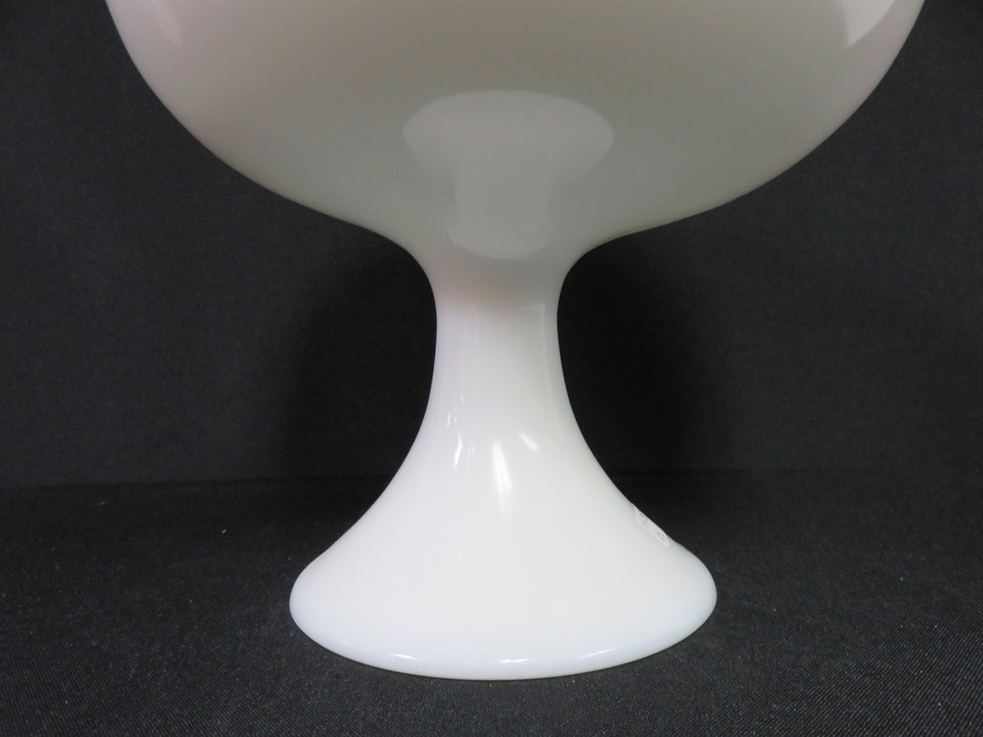 Milk Glass Pedestal Bowl