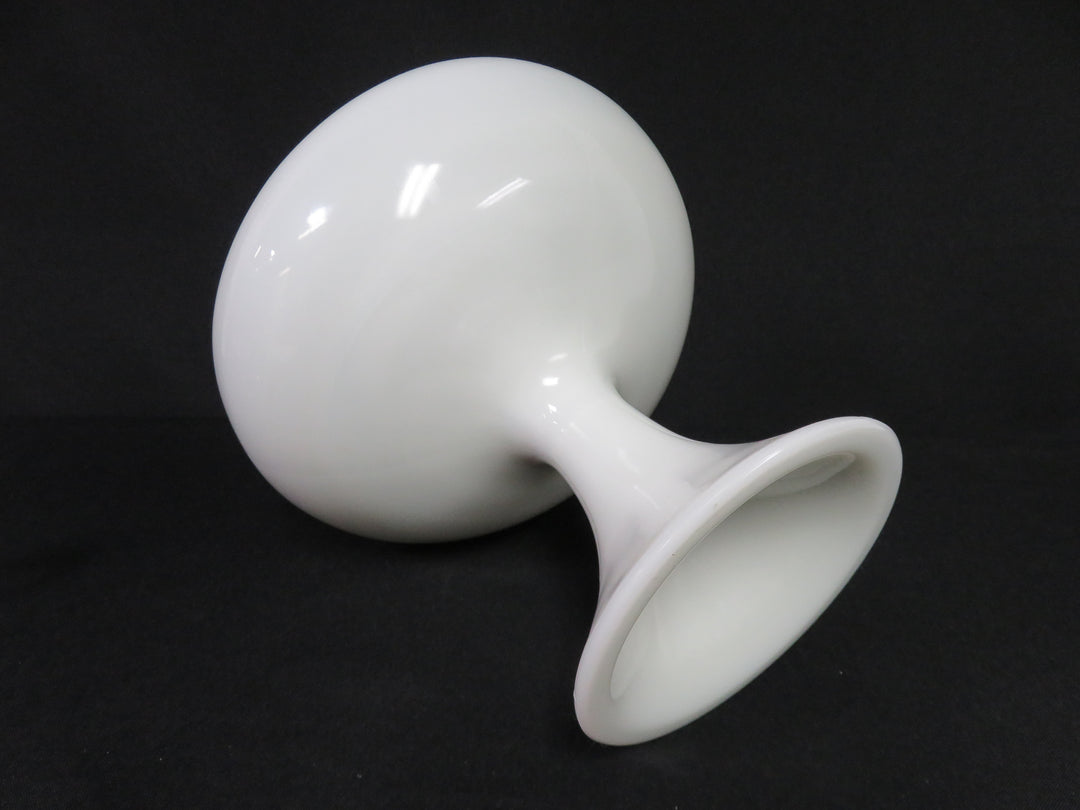 Milk Glass Pedestal Bowl