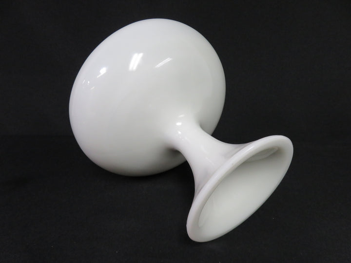 Milk Glass Pedestal Bowl