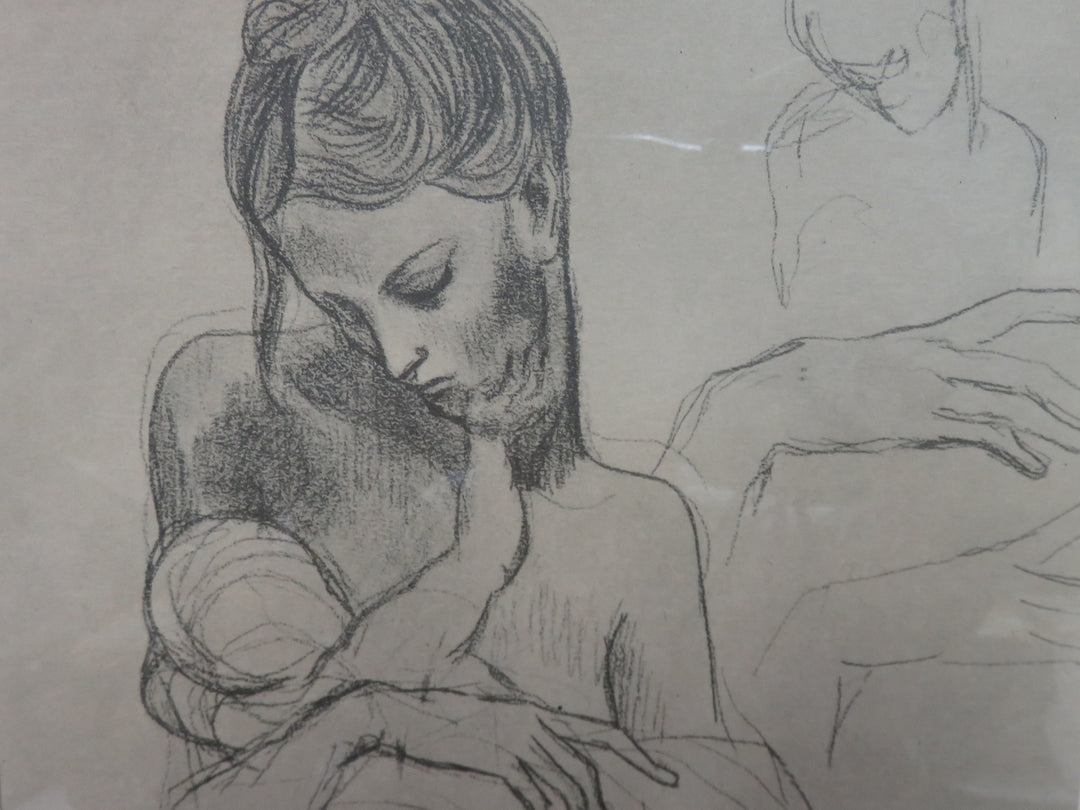 Picasso Pencil Drawing Print