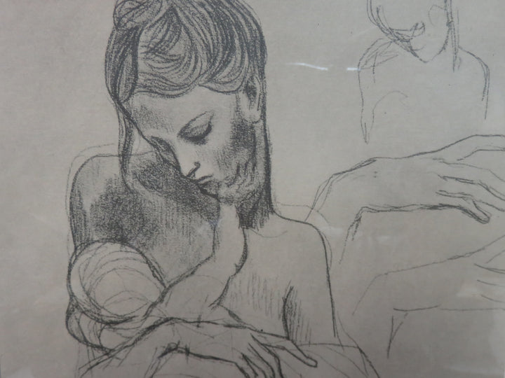 Picasso Pencil Drawing Print