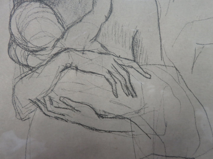 Picasso Pencil Drawing Print