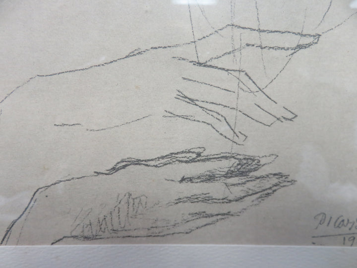 Picasso Pencil Drawing Print