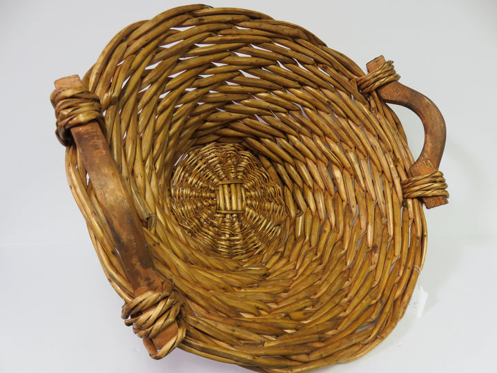 Wicker Gathering Basket