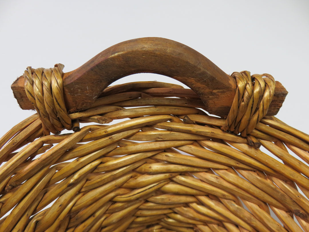 Wicker Gathering Basket