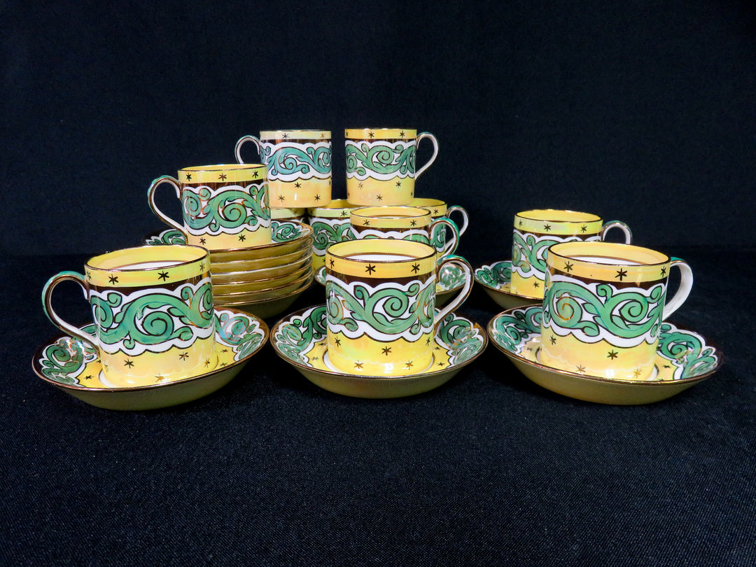 Antique Wedgwood Art Nouveau Demitasse Set