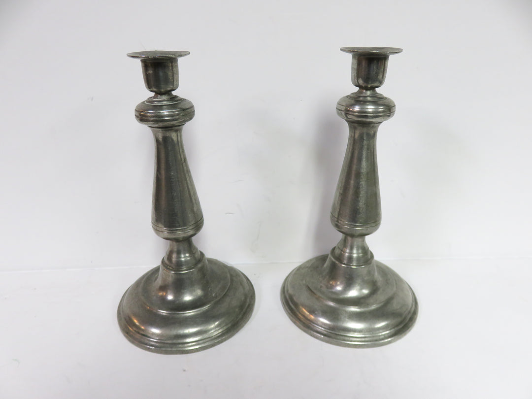 Pewter Candlesticks