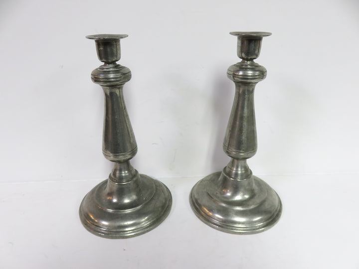 Pewter Candlesticks