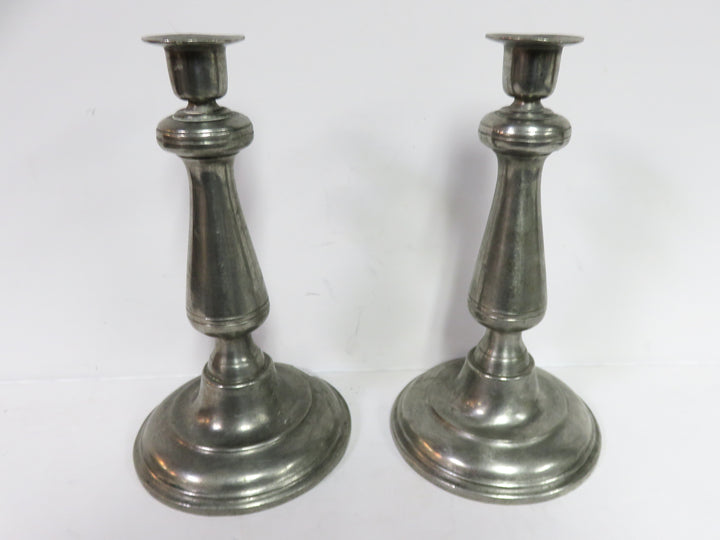 Pewter Candlesticks