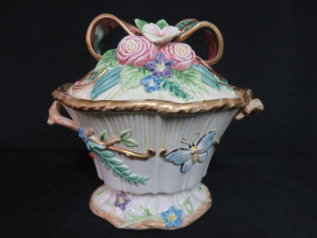 Fitz & Floyd Lidded Jar