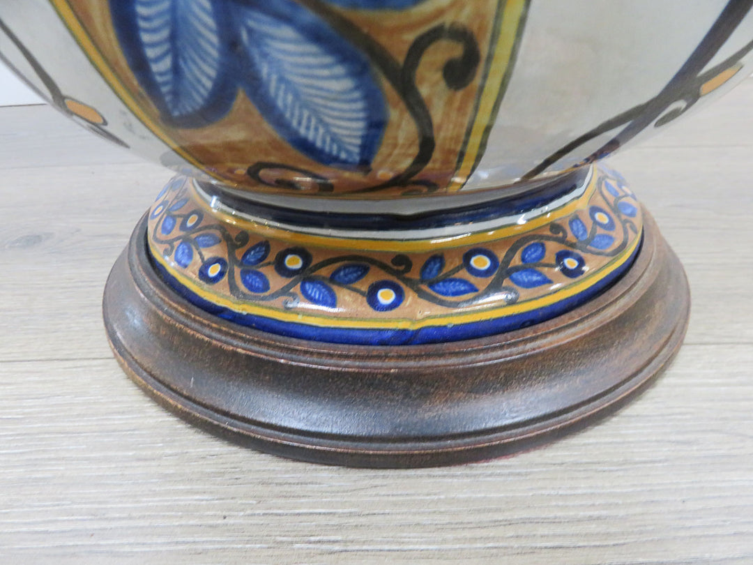 Vintage Deruta Style Table Lamp
