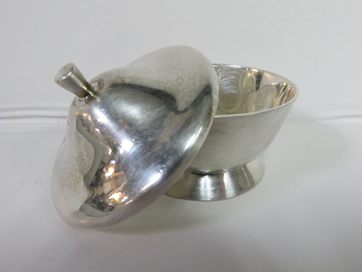 Sterling Salt Cellar & Tongs