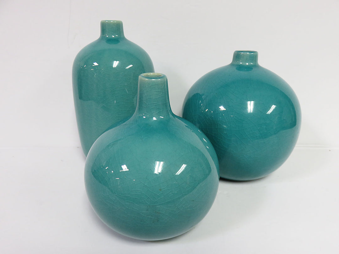 Crate & Barrel Bud Vase Trio