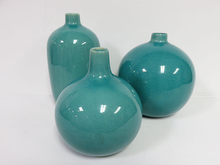 Crate & Barrel Bud Vase Trio