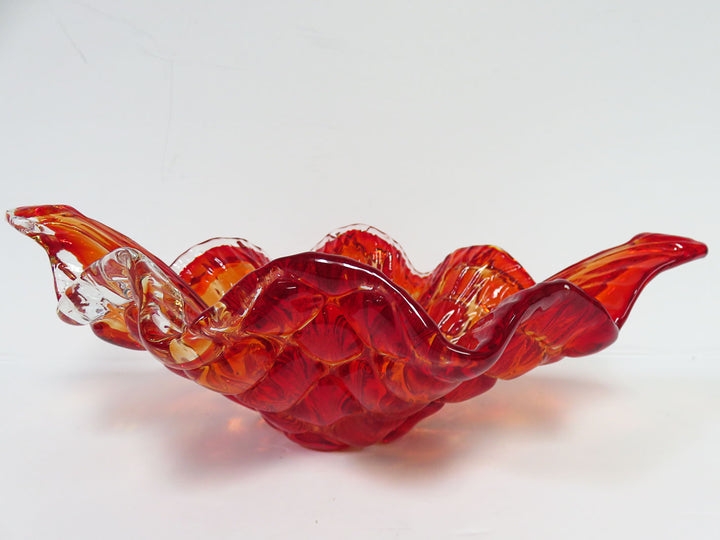 Optic Art Glass Bowl