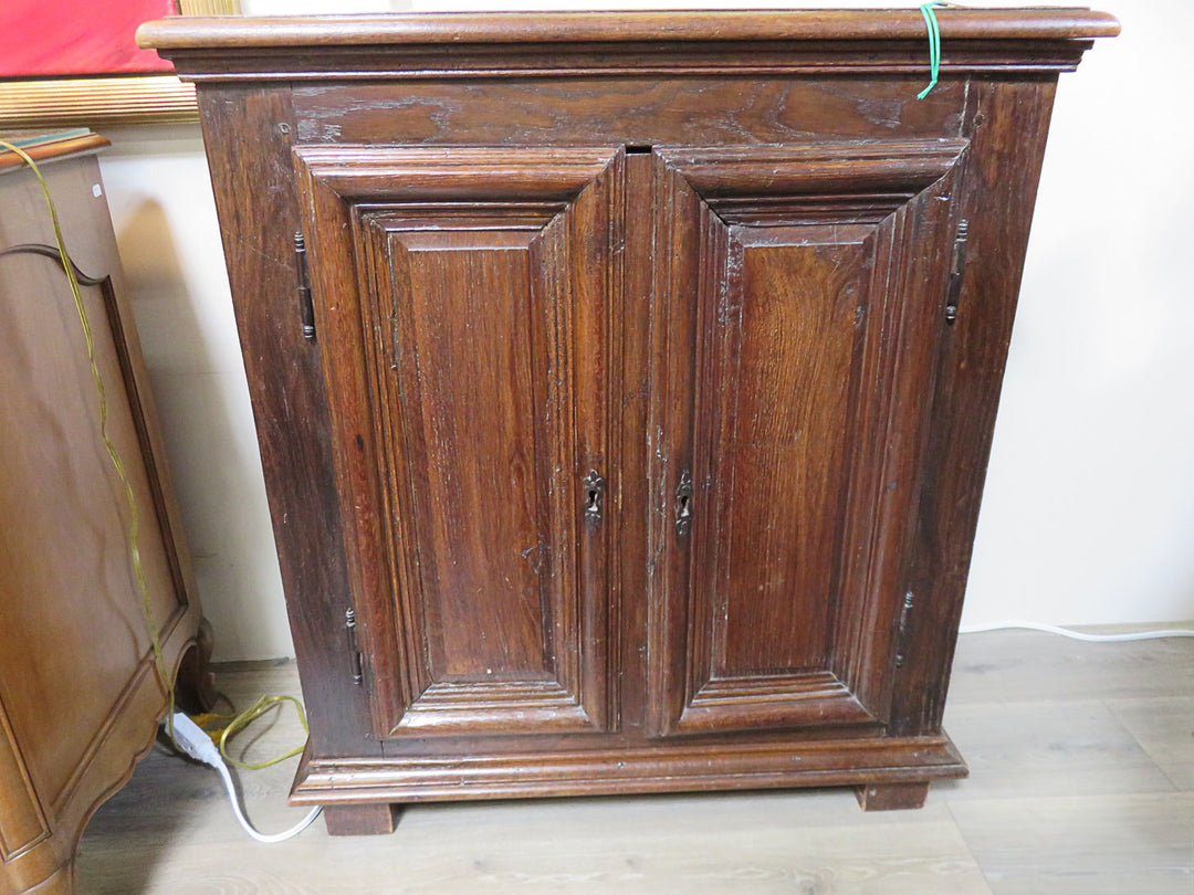 Antique Italian Oak Credenza