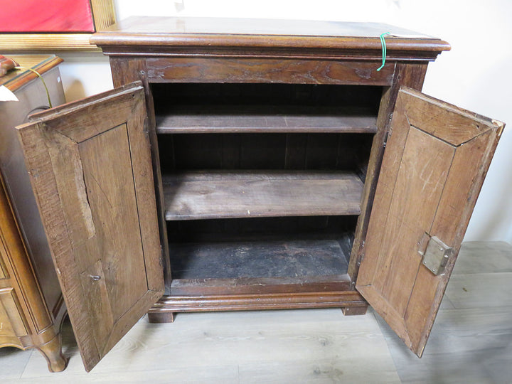 Antique Italian Oak Credenza