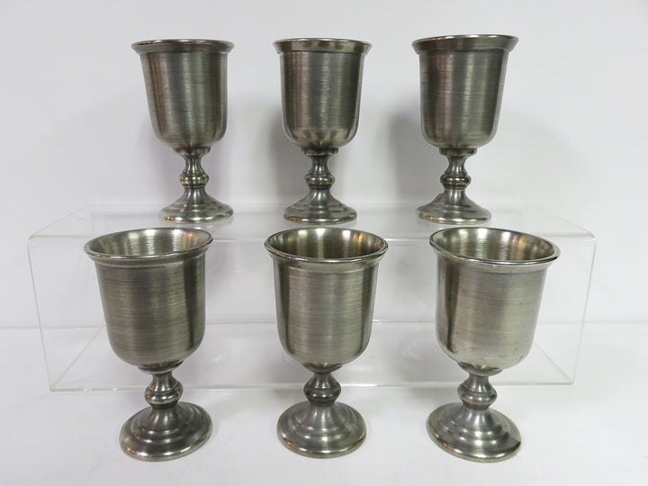 Colonial Pewter Goblets